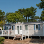 Rental-mobile-home-with-chaise-longue-camping-saint-jean-de-monts-Le-Tropicana