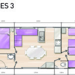 Plan-mobile-home-great-comfort-3-bedrooms-Le-Tropicana