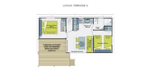 Plan-mobil-home-cottage-loisirs-terrasse-semi-couverte-Le-Tropicana