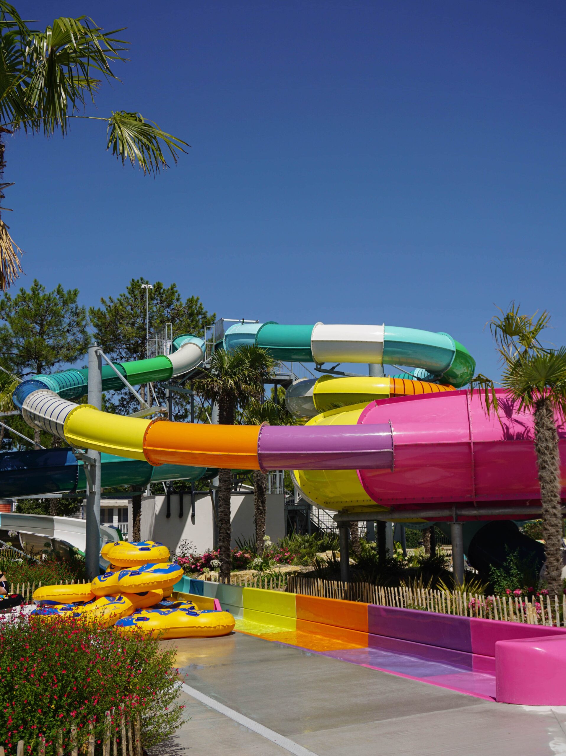 saint jean de monts campsite with the new Le Tropicana slide