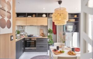 Prestige-mobile-home-rental-with-large-kitchen-camping-saint-jean-de-monts-vendee-Le-Tropicana